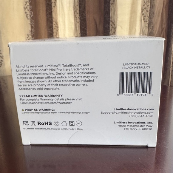 🔋 Limitless TotalBoost™ Mini Pro II Portable Power Bank – NEW in Sealed Box - Picture 4 of 4